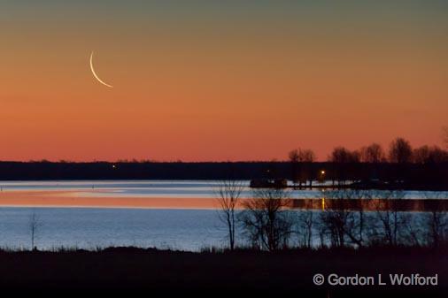 Waning Crescent Moon_09165-7.jpg - Last view of the moon for this lunar cycle before it becomes a new moon.Photographed along the Rideau Canal Waterway near Kilmarnock, Ontario, Canada.